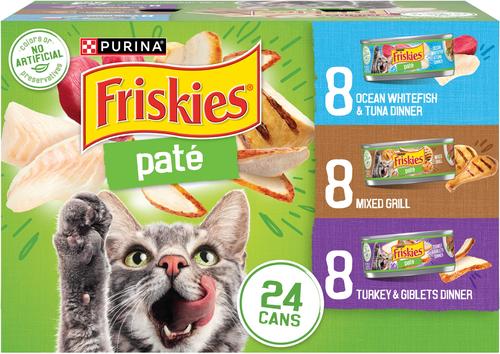 Classic Pate Variety Pack Canned Cat Food, 5.5-oz, case of 24