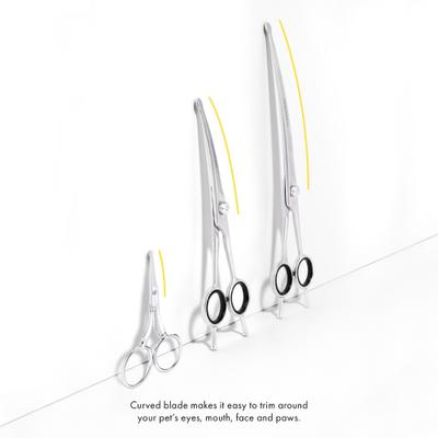 Stainless Steel Dog & Cat Safety Tip Trimming Scissors