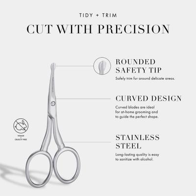 Stainless Steel Dog & Cat Safety Tip Trimming Scissors