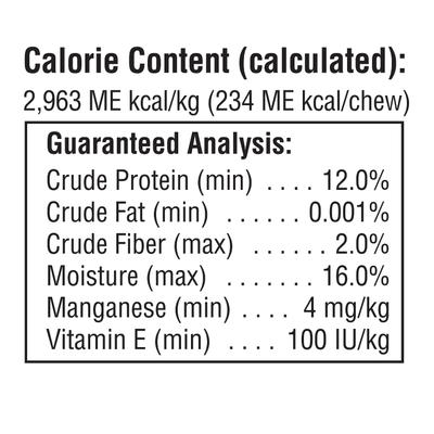Golosinas para perros con huesos masticables de carne de res mediana, 4 unidades