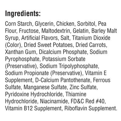 Small Rattle Ball Chicken Chews Dog Treats, 14 count