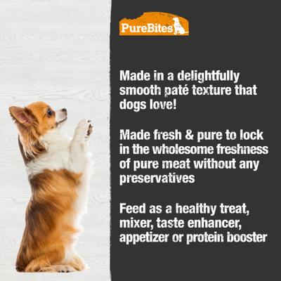 100% Pure Duck Paté Dog Food Toppings, 2.5-oz can, 12 count