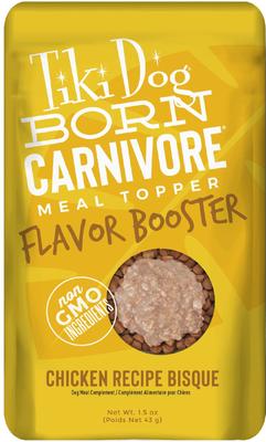 Born Carnivore Flavor Booster Bisque Variety Pack Non-GMO Wet Dog Food Topper, 1.5-oz pouch, case of 12