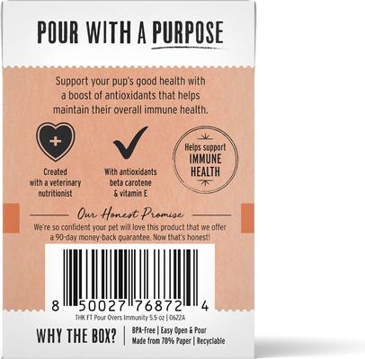 Functional POUR OVERS Immune Support Beef Stew Dog Food Topper, 5.5-oz can, case of 12