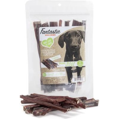 Mini Bully Sticks - Premios sin cereales para perros, bolsa de 6 pulgadas y 3 oz