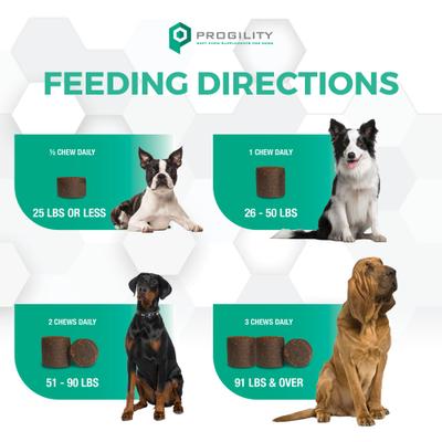 Progility Multvitamin with Taurine Soft Chew Supplement for Dogs, 90 count