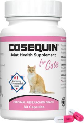 Cosequin Hip & Joint with Glucosamine & Chondroitin Capsules Joint Supplement for Cats, 55 count