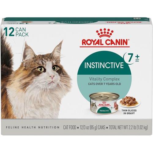 Comida húmeda para gatos Instinctive 7+ Thin Slices in Gravy, lata de 3 oz, caja de 12