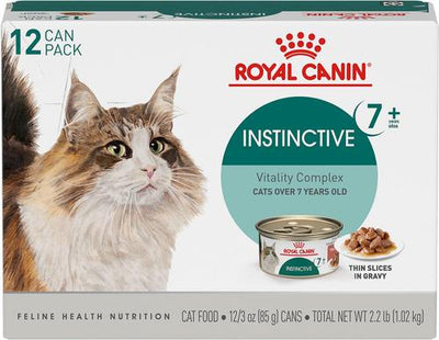 Comida húmeda para gatos Instinctive 7+ Thin Slices in Gravy, lata de 3 oz, caja de 12