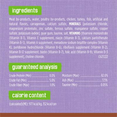 Extra Gravy Pate with Turkey in Savory Gravy Canned Cat Food, 5.5-oz, case of 24