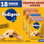 Bundle: Pedigree Chopped Ground Dinner Variety Pack with Chicken, Filet Mignon & Beef + Variety Pack with Chicken, Beef & Bacon Wet Dog Food