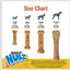 Nubz WILD Natural Long Lasting Edible Bison Flavor Dog Chews, X-Large