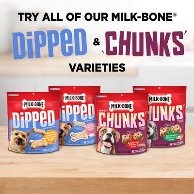 Dipped Vanilla Yogurt Crunchy Dog Treats, 12-oz bag, case of 4