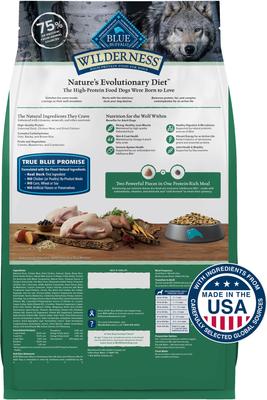 Paquete: Alimento seco para pato Blue Buffalo Wilderness + premios para perros Trail Treats Duck Biscuits