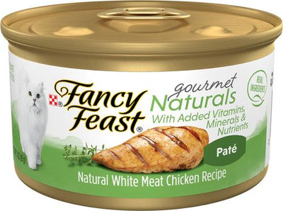 Gourmet Naturals White Meat Chicken Recipe Pate Canned Cat Food, 3-oz, case of 12