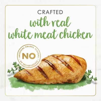 Gourmet Naturals White Meat Chicken Recipe Pate Canned Cat Food, 3-oz, case of 12