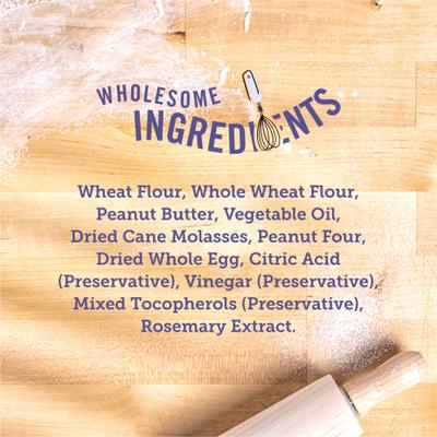 Itty Bitty Bones with Peanut Butter Crunchy Dog Treats, 13-oz box