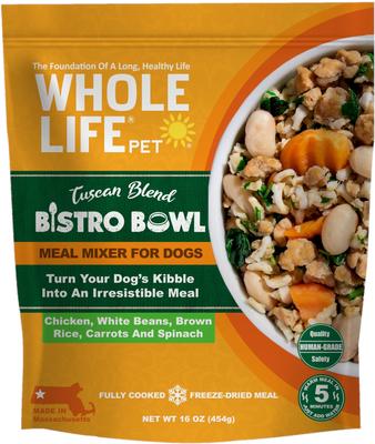 Bistro Bowls Tuscan Flavored Dog Food Topper, 16-oz bag