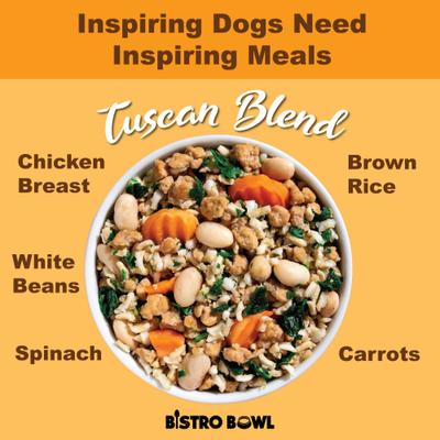 Bistro Bowls Tuscan Flavored Dog Food Topper, 16-oz bag