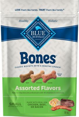 Bones Classic - Golosinas para perros pequeños con sabores surtidos, bolsa de 16 oz