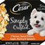 Bundle: Cesar Simply Crafted Chicken, Sweet Potato, Apple, Barley & Spinach Limited-Ingredient + Chicken Limited-Ingredient Wet Dog Food Topper