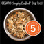 Bundle: Cesar Simply Crafted Chicken, Sweet Potato, Apple, Barley & Spinach Limited-Ingredient + Chicken Limited-Ingredient Wet Dog Food Topper