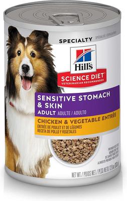 Adult Sensitive Stomach & Sensitive Skin Grain-Free Salmon & Vegetable Entree Wet Dog Food, 12.8-oz can, 12 count