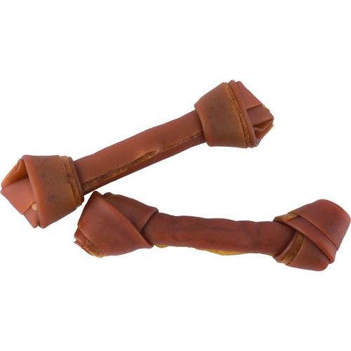 Golosinas para perros con huesos masticables de carne de res grandes, 3 unidades