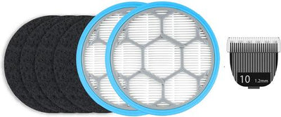 Paquete de filtros y cuchillas de repuesto para aspiradora de aseo modelo FM-01