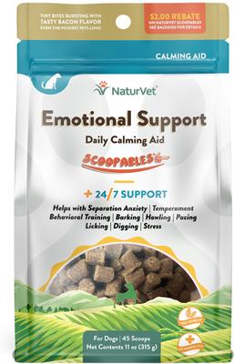 Scoopables Emotional Support Daily Calming Aid Dog Supplement, 11-oz bag