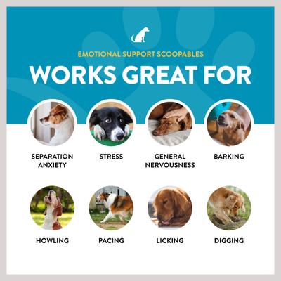 NaturVet, Daily Emotional Support Calming Scoopable Tiny Bites, apoyo para la calma de perros, sabor tocino ahumado, 312 g