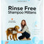 Manoplas de champú para perros sin enjuague instantáneo, 5 unidades
