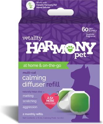 Harmony Pet Calming Home Diffuser Refill for Cats, 2 count