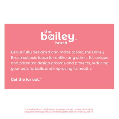 The Bailey Brush Cat Brush, Tickled Ear Pink