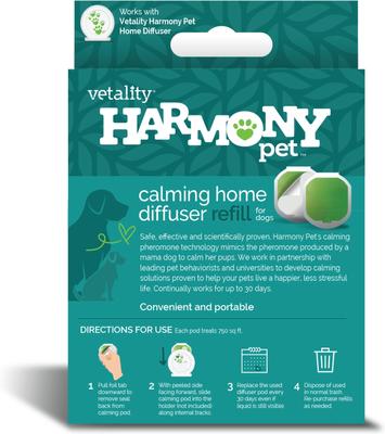 Harmony Pet Calming Home Diffuser Refill for Dogs, 2 count