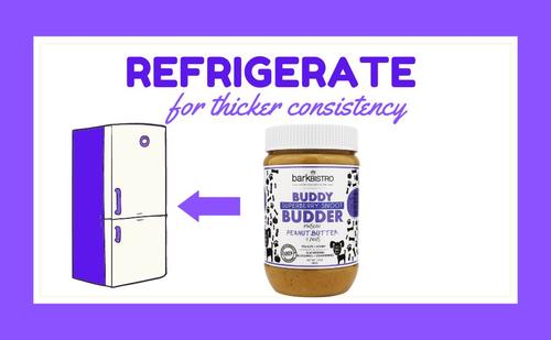 Buddy Budder Superberry Snoot Peanut Butter Lickable Dog Treat, 17-oz jar