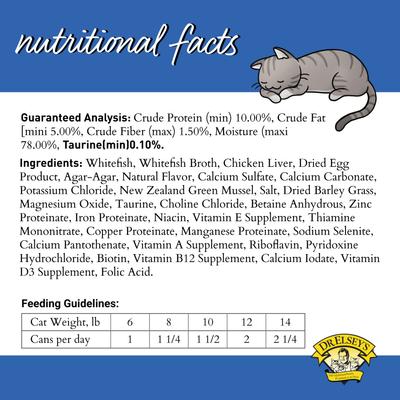 cleanprotein Whitefish Recipe Wet Cat Food, 5.3-oz can, case of 24