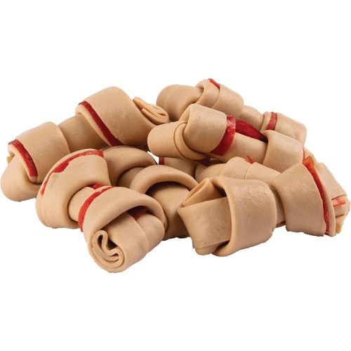 Mini huesos masticables de pollo para perros, 24 unidades
