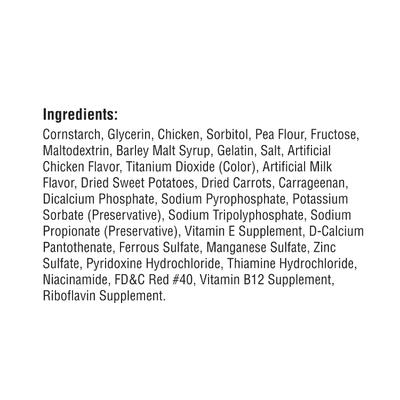 Mini huesos masticables de pollo para perros, 24 unidades