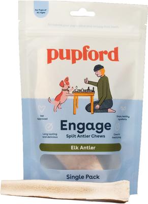 Masticable para perros de asta de alce partida, 1 unidad