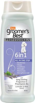 Groomer's Best Professionals 6-in-1 Dog Shampoo, Lavender & Mint Scent, 18-fl oz bottle