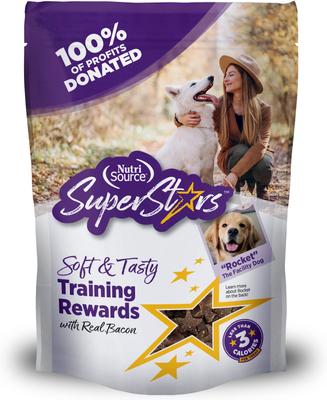 Super Star Training Bacon Flavor Dog Treats, 6-oz