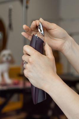 KM Supera Pro Dog & Cat Grooming Clipper, Burgundy