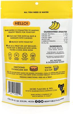 Pooch Pancakes Barking Banana Dog Treat, 14-oz bag
