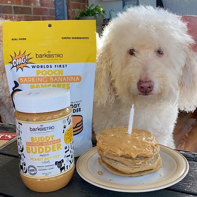 Pooch Pancakes Barking Banana Dog Treat, 14-oz bag