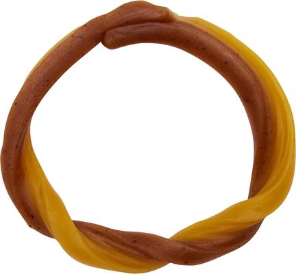 Puppy Teething Ring Pumpkin Flavor Dental Dog Treats, 6 count