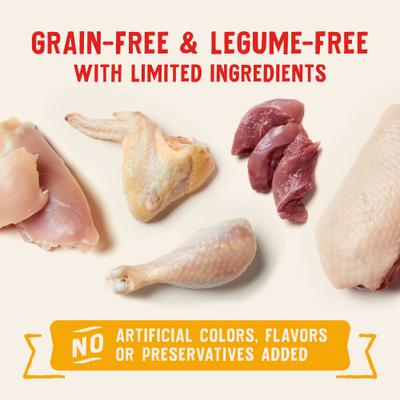 Wild Red Jerky Nuggets Chicken & Duck Recipe Grain-Free Dog Treats, 6-oz bag