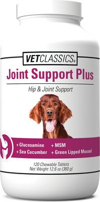 Joint Support Plus Hip & Joint Support Chewable Tablets Dog Supplement, 120 count