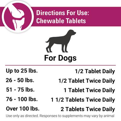 Joint Support Plus Hip & Joint Support Chewable Tablets Dog Supplement, 120 count