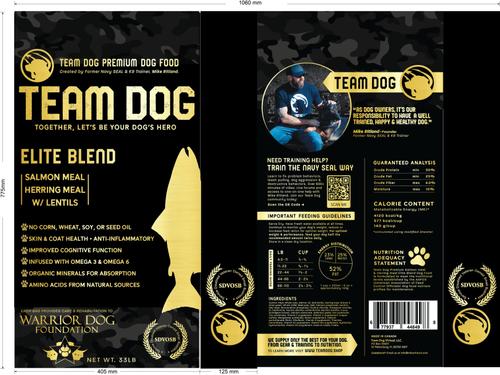 Salmon Meal & Herring Meal 30/25 Elite Blend Premium Dry Dog Food, 33-lb bag